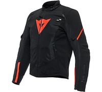 Dainese Smart LS Sport D-Air® Airbag Veste textile de moto, noir/rouge, Taille 50