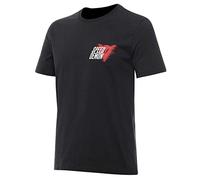 DAINESE - Speed Demon Veloce T-Shirt, T-Shirt Décontracté à Col Rond, Homme, Jet-Black, M