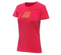 DAINESE - Speed Demon Veloce T-Shirt WMN, T-Shirt à Col Rond, Femme, Bright Rose, M
