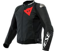 Dainese Sportiva, veste en cuir 50 Noir Mat/Noir Mat Noir Mat/Noir Mat