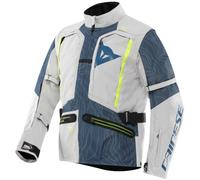 Dainese Sterrato Blouson textile de moto, Gris clair/bleu, Taille 50