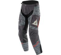 Dainese Sterrato, pantalon en textile 44 Gris/Gris Foncé/Rouge Gris/Gris Foncé/Rouge