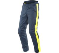 Dainese Storm 2 Pantalon de pluie de moto, bleu/jaune, Taille S