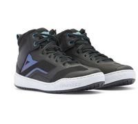 Dainese Suburb Air Chaussures de moto pour dames, noir-blanc-bleu, taille 36 pour femmes