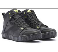 Dainese Chaussures de motard Suburb D-WP – Imperméables Noir/Camo/Jaune Acide Homme 41