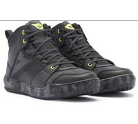 Dainese Suburb D-WP chaussures de moto imperméables, noir-gris-jaune, taille 41 pour homme