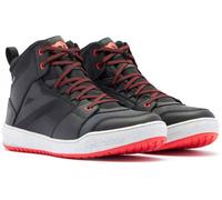 Dainese Chaussures de moto SUBURB D-WP® Homme Noir/Blanc/Rouge-Lava