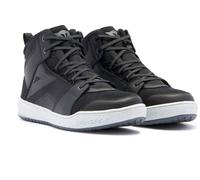 Dainese Suburb D-WP, chaussures imperméables 42 EU Noir/Blanc/Gris Foncé Noir/Blanc/Gris Foncé