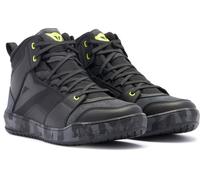 Dainese Suburb D-WP, chaussures imperméables 45 EU Noir/Gris Foncé/Jaune Noir/Gris Foncé/Jaune