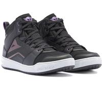 Dainese Suburb D-WP imperméable dames chaussures de moto, noir-blanc-pourpre, taille 42 pour femmes