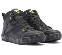 Dainese Suburb D-WP S26, chaussures imperméables 41 EU Noir/Gris Foncé/Jaune Néon Noir/Gris Foncé/Jaune Néon