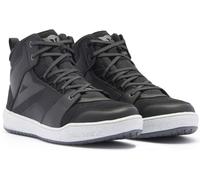 DAINESE - Suburb D-WP Shoes, Chaussures de Motard Imperméables, Homme, Noir/Blanc/Iron Gate, 45