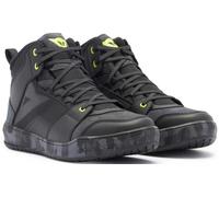 DAINESE Homme Suburb D-WP Shoes Chaussures de Motard Imperméables, Camo/Acid Yellow, 44 EU