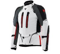 DAINESE SUPER ADVENTURE ABSOLUTESHELL Textiljacke hellgrau-rot-schwarz 44