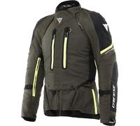 Dainese Super Adventure Absoluteshell Veste textile de moto imperméable, vert, taille 52 pour homme