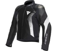 Dainese Super Rider 2 Absoluteshell Veste textile de moto, Noir/Blanc, Taille 52