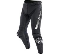 Dainese Super Speed 2.0 Pantalon en cuir de moto, noir-blanc, taille 58 pour homme