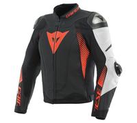 Dainese Super Speed 4 pour hommes Veste En Cuir Noir/Rouge/Blanc 58