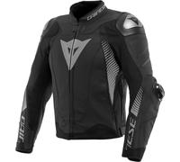 Dainese Super Speed 4, veste en cuir 54 Noir Mat/Gris Noir Mat/Gris