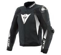 Dainese Super Speed 4 Veste en cuir Noir/Blanc 46 46