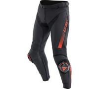 DAINESE SUPER SPEED Lederhose schwarz-fluo-rot 62