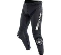 Dainese Super Speed S26, pantalon en cuir 48 Noir/Blanc Noir/Blanc