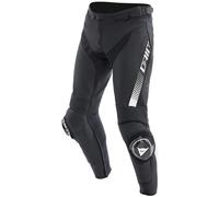 Dainese Super Speed Pantalon en cuir de moto, noir-blanc, taille 58