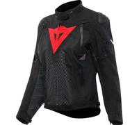 Dainese Super Sprint D-Dry Veste de moto imperméable pour femmes, noir-rouge, taille 42