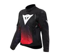Dainese Veste de moto SUPER SPRINT Femme D-DRY® Imperméable Noir/Fuchsia/Blanc