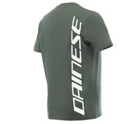 Dainese T-Shirt Big Logo, T-Shirt Moto, Homme, Climbing-Ivy/Blanc, XS
