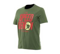 DAINESE T-SHIRT KNEE DOWN - M - T-SHIRT KNEE DOWN - VERT
