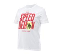 DAINESE T-SHIRT KNEE DOWN - S - T-SHIRT KNEE DOWN - BLANC