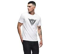 Dainese T-Shirt Logo, T-Shirt Moto, Homme, Blanc/Noir, L