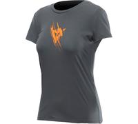DAINESE - Tarmac T-Shirt WMN, T-Shirt à Col Rond Décontracté, Femme, Castle-Rock, S