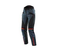 Dainese - Tempest 3 D-Dry Lady Pants, Pantalon De Randonnée Moto Pour Femme, Membrane Imperméable, Intérieur Thermique Amovible, Protège-Genoux, Ebène/Noir/Lavande Rouge, 44