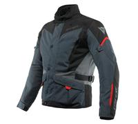 Dainese - Tempest 3 D-Dry, Veste Moto De Tourisme Pour Hommes, Veste Imperméable, Doublure Thermique Amovible, Protections Pour Les Épaules Et Les Coudes, Ebène/Noir/Lavande Rouge, 54