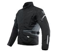 Dainese - Tempest 3 D-Dry, Veste Moto De Tourisme Pour Hommes, Veste Imperméable, Doublure Thermique Amovible, Protections Pour Les Épaules Et Les Coudes, Noir/Noir/Ebène, 46