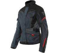 Dainese Tempest 3 D-Dry Veste textile de moto pour dames, noir-gris-rouge, taille 40 pour femmes