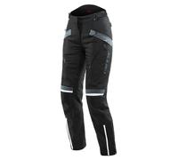 Dainese Tempest 3 D-Dry Pantalon textile de moto pour dames, noir-gris, taille 50 pour femmes