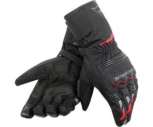 Dainese-TEMPEST UNISEX D-DRY LONG Gants, Noir/Rouge, Taille XS