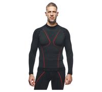 Dainese Thermo LS, Maillot Thermique à Manches Longues Moto, Homme, Noir/Rouge, M