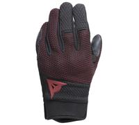 Dainese Torino Gants de moto pour dames, noir-rouge, taille L pour femmes