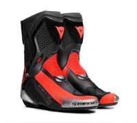 DAINESE TORQUE 4 BOTTES RACING ET ROUTE HOMME NOIR ROUGE FLUO