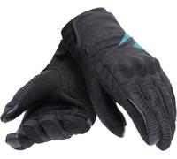 Dainese Trento D-Dry Gants de moto pour dames, noir-bleu, taille M pour femmes