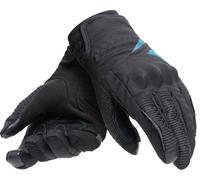 Dainese Trento D-Dry Gants de moto pour dames, noir-bleu, taille S pour femmes