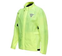 Dainese - Ultralight Rain Jacket, Veste de Pluie Imperméable et Coupe-Vent, Ultra Légère, Pliable, pour les Motos, pour Hommes et Femmes, Jaune Fluo, XXL