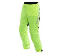 Dainese - Ultralight Rain Pants, Pantalon de Pluie Imperméable et Coupe-Vent, Ultra Léger, Pliable, pour les Motos, pour Hommes et Femmes, Jaune Fluo, XXL