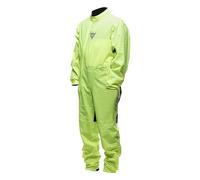 DAINESE - Ultralight Rain Suit, Combinaison de Pluie Imperméable et Coupe-Vent, Ultra Légère, Pliable, pour les Motos, pour Hommes et Femmes, Jaune Fluo, XL