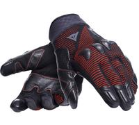 Dainese One Size Unruly Ergo-Tek Gloves, Noir/Rouge Fluo, L pour Hommes