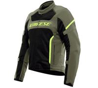 DAINESE Blousons et Vestes Air Frame 3 Tex Army Green / Black / Fluo Yellow 44